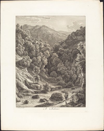En Subiaco de Johann Christian Reinhart