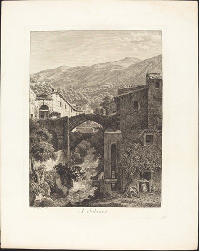 En Subiaco de Johann Christian Reinhart