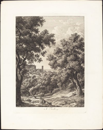 En Tívoli de Johann Christian Reinhart