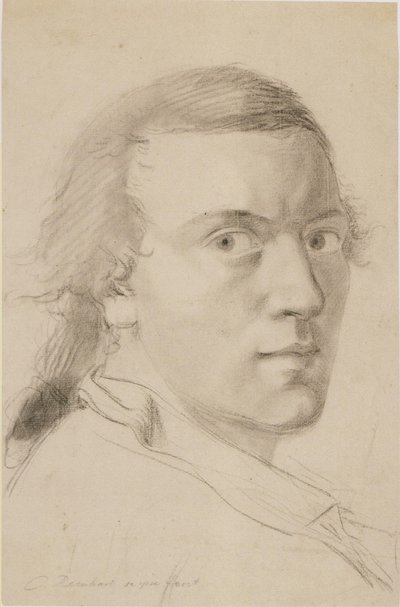 J C Reinhart Autorretrato 1786 de Johann Christian Reinhart