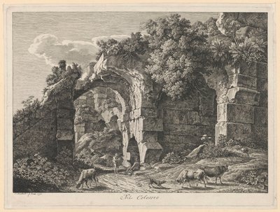 Paisaje - En el Coliseo de Johann Christian Reinhart