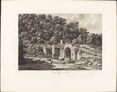 Puente Acquoreo en Tívoli de Johann Christian Reinhart