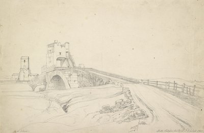 El Ponte Salario cerca de Roma, 1821 de Johann Christoph Erhard