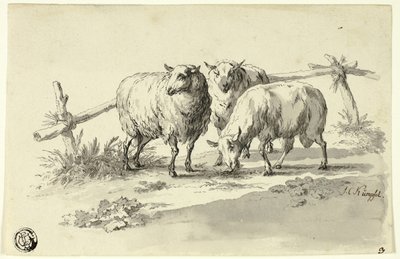 Ovejas de Johann Christoph Kimpfel