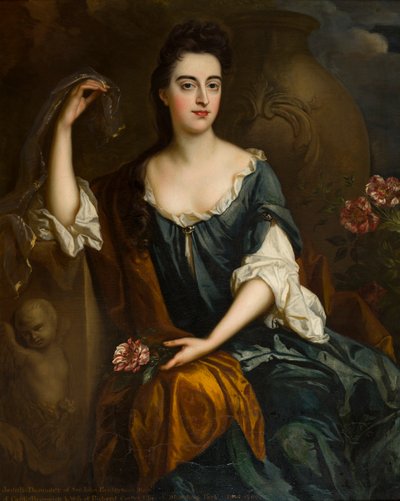 Retrato de la Sra. Judith Corbet, c.1680-1710 (óleo sobre lienzo) de Johann Closterman