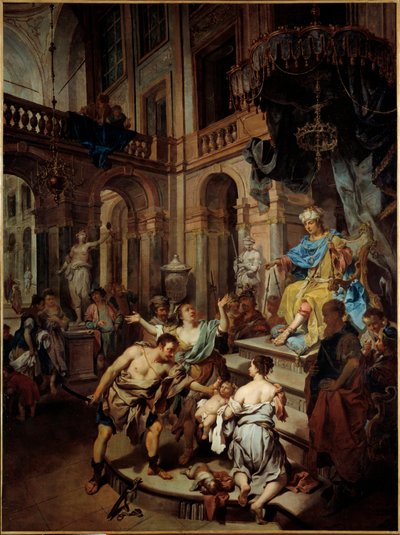 El juicio de Salomón de Johann Conrad Seekatz