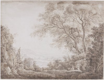 Paisaje italiano de Johann Conrad Steiner (possibly)