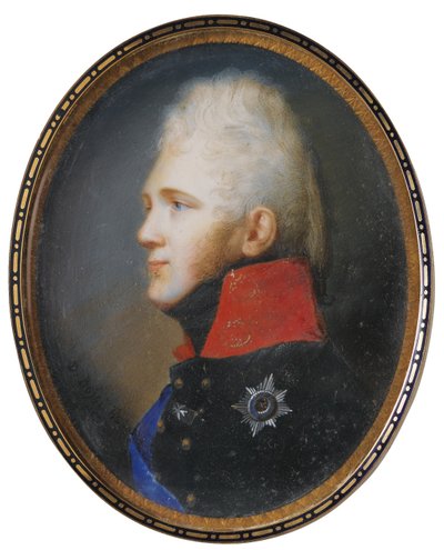 Retrato del Emperador Alejandro I 1777-1825, 1805 de Johann Dominik Bossi