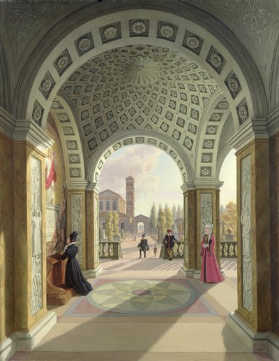 Cementerio italiano de Johann Erdmann Hummel