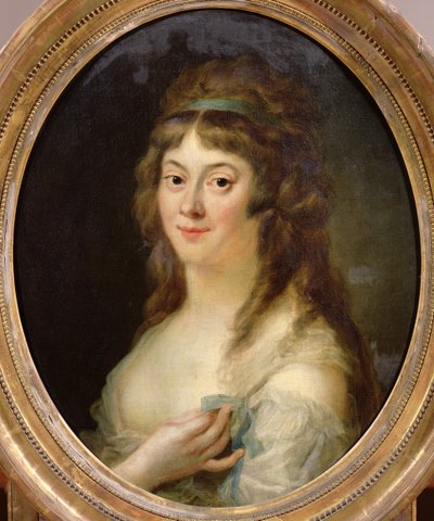 Madame Jeanne-Marie Roland de la Platiere (de soltera Philippon) (1756-93) 1792 de Johann Ernst Heinsius