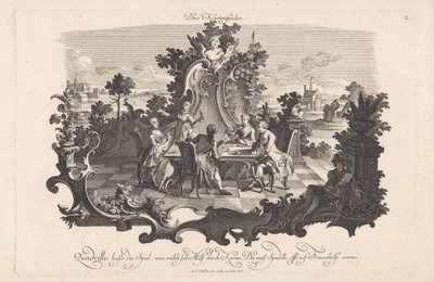 juego de cartas The Karten Games (título sobre el objeto) Entretenimiento social (título de la serie) de Johann Esaias Nilson