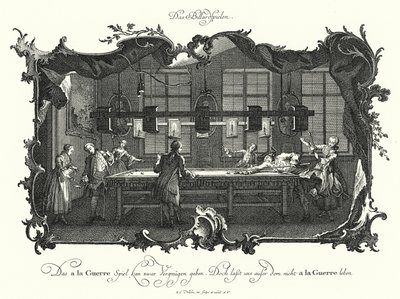 El juego de billar de Johann Esaias Nilson