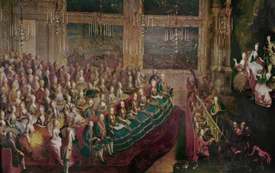 Il Parnasso Confuso Ópera de Christoph Willibald Gluck ... (óleo sobre lienzo) de Johann Franz Greipel