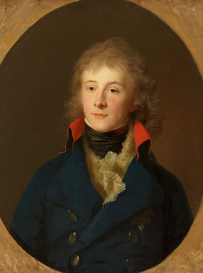 Retrato del príncipe Luis Fernando de Prusia de Johann Friedrich August Tischbein