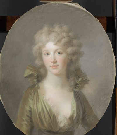 Federica Luisa Guillermina (1774-1837), princesa de Prusia. Desde 1791 esposa de Guillermo Federico, Príncipe de Orange-Nassau de Johann Friedrich August Tischbein
