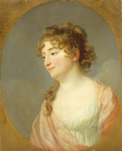 Kriegsraetin Wilhelmine Schmidt, c.1800 de Johann Friedrich August Tischbein