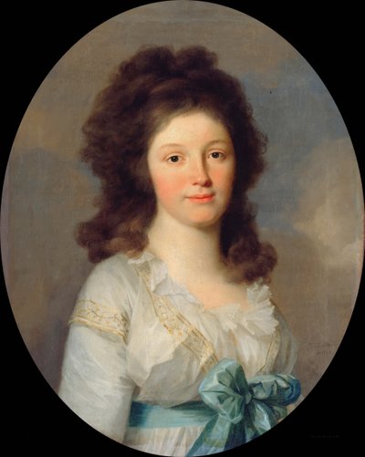 Retrato de Henriette Gräfin von Egloffstein 1773-1864 de Johann Friedrich August Tischbein