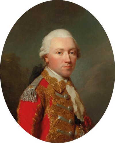 Retrato de Louis-François, Marqués de Chambray 1737-1807, 1776 de Johann Friedrich August Tischbein