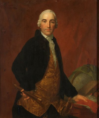 Retrato de Willem Arnold Alting, Gobernador General de la Compañía Holandesa de las Indias Orientales de Johann Friedrich August Tischbein