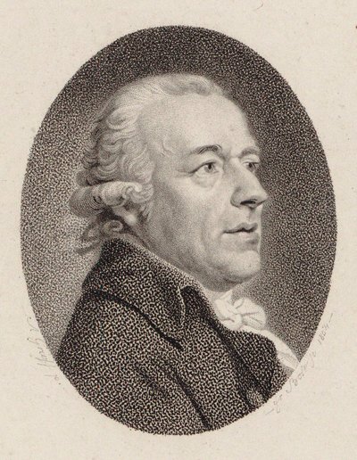 Retrato del compositor Johann Gottlieb Naumann de Johann Friedrich Bolt