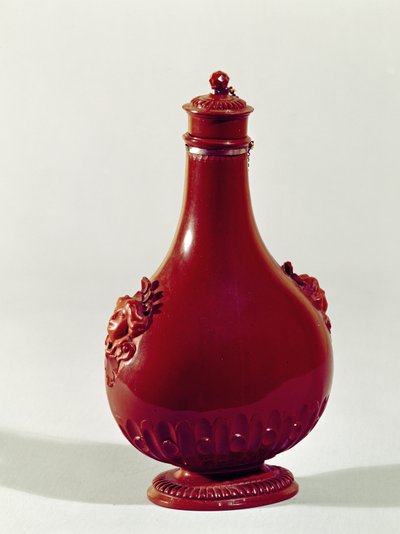 Botella de peregrino, Meissen, c.1710 de Johann Friedrich Bottger