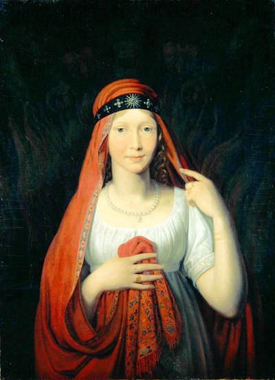 Electora Auguste von Hessen-Kassel de Johann Friedrich Bury