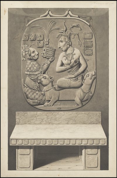 Colección de obras de arte originales de Waldeck sobre Mesoamérica, Box 13 of 22 de Johann Friedrich Maximilian von Waldeck