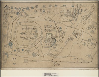 Colección de obras de arte originales de Waldeck sobre Mesoamérica, Box 18 de 22 de Johann Friedrich Maximilian von Waldeck