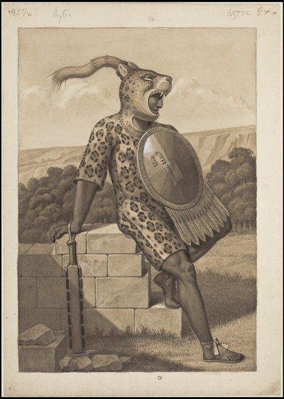 Colección de obras originales de Waldeck sobre Mesoamérica, Caja 3 de 22 de Johann Friedrich Maximilian von Waldeck