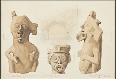 Colección de obras originales de Waldeck sobre Mesoamérica, Caja 3 de 22 de Johann Friedrich Maximilian von Waldeck
