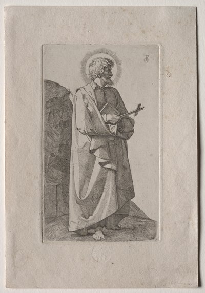 Se sentó. Felipe Neri de Johann Friedrich Overbeck