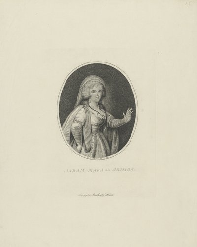 Gertrud Elisabeth Mara, nacida Schmeling 1749-1833 como Armida, 1801 de Johann Friedrich Schröter