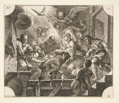 Natividad de Johann Georg Bergmuller