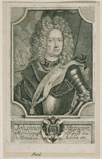 John Churchill Herzog von Marlborough de Johann Georg Mentzel