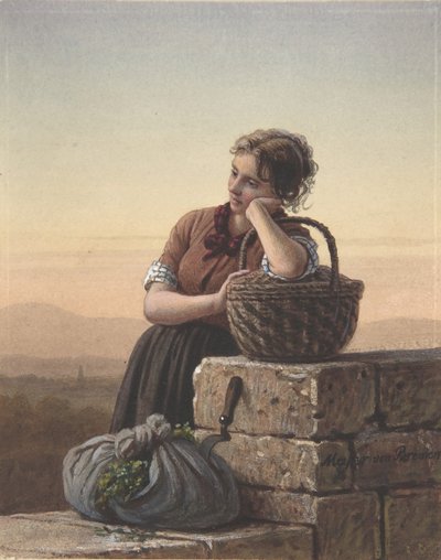 Regresando a Casa, siglo XIX de Johann Georg Meyer