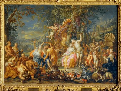 Baco y Ariadna ... de Johann Georg Platzer