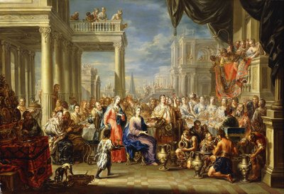 Las bodas de Caná de Johann Georg Platzer