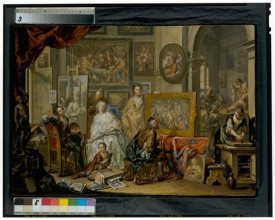 El estudio del artista de Johann Georg Platzer