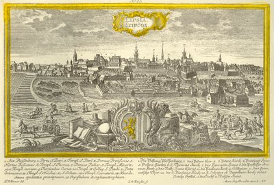 Leipzig, c1740 de Johann Georg Ringlin