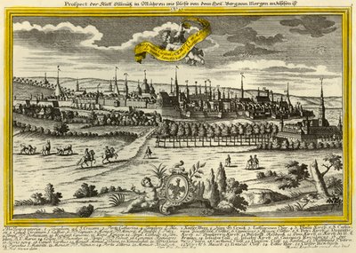 Olomouc, c1740 de Johann Georg Ringlin