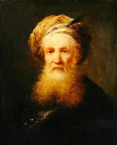 Cabeza de un Hombre Oriental, c.1759-62 de Johann Georg Trautmann