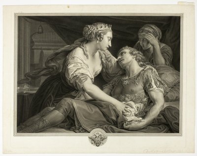 Muerte de Marco Antonio de Johann Georg Wille