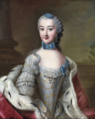 Duquesa Marie Sophie Wilhelmine de Württemberg-Oels de Johann Georg Ziesenis