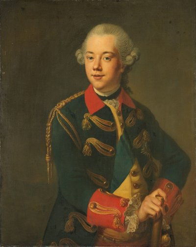 Retrato de Guillermo V, Príncipe de Orange-Nassau de Johann Georg Ziesenis
