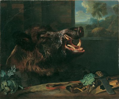 Bodegón de jabalí de Johann Georg de Hamilton