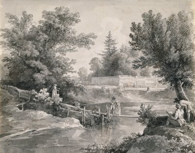 En el Hirschanger en el Jardín Inglés de Johann Georg von Dillis