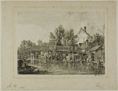 El pequeño puente sobre el Isar, París de Johann Georg von Dillis