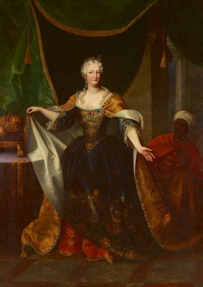 Elisabeth Christine de Brunswick-Wolfenbüttel 1691-1750, ca 1730 de Johann Gottfried Auerbach