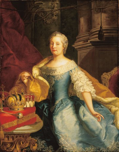 Retrato de la Emperatriz María Teresa de Johann Gottfried Auerbach