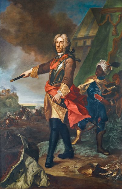 Príncipe Eugenio de Saboya como general de Johann Gottfried Auerbach